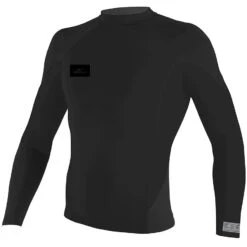 Oneill Superfreak Mens 1.0mm LS Crew Stealth Black