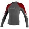 Oneill Bahia LS 1.5mm Crew Red Grey -Diving Suit Shop 3900C