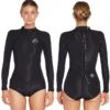 Oneill Bahia Ladies LS Mid Spring Black 2 Oneill Bahia Ladies LS Mid Spring Black -Diving Suit Shop 4859OA
