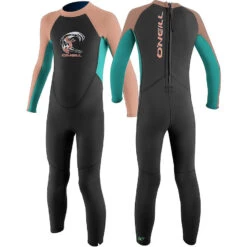 Oneill Toddler 2 Mm Reactor Steamer Black Lt Aqua Orange