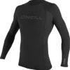 Oneill Kid's Thermo X Long Sleeve Crew Rash Vest Black
