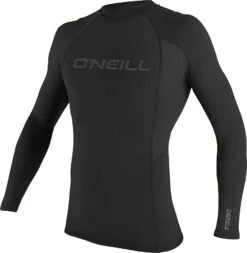 Oneill Kid's Thermo X Long Sleeve Crew Rash Vest Black