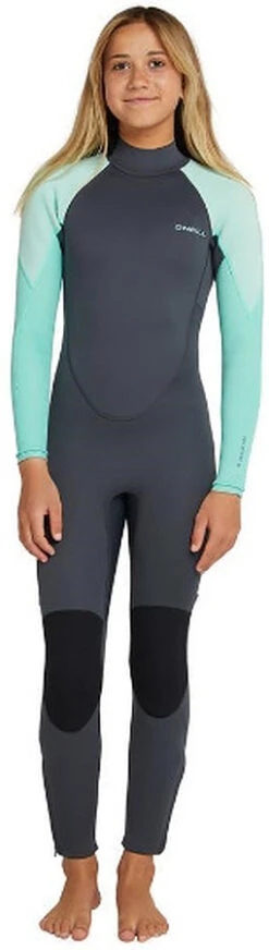 Oneill Girls Reactor II Full 3mm 2mm Gunmetal Mist Fog