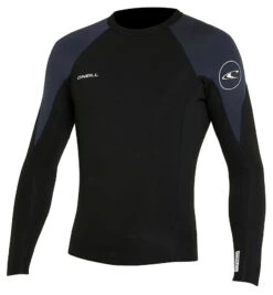 Oneill Reactor II Mens 1.5mm LS Wetsuit Jacket Black Gunmetal