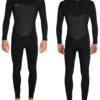 Oneill Focus Mens Sealed Full Steamer CZ 3mm 2mm Black -Diving Suit Shop 53532OA