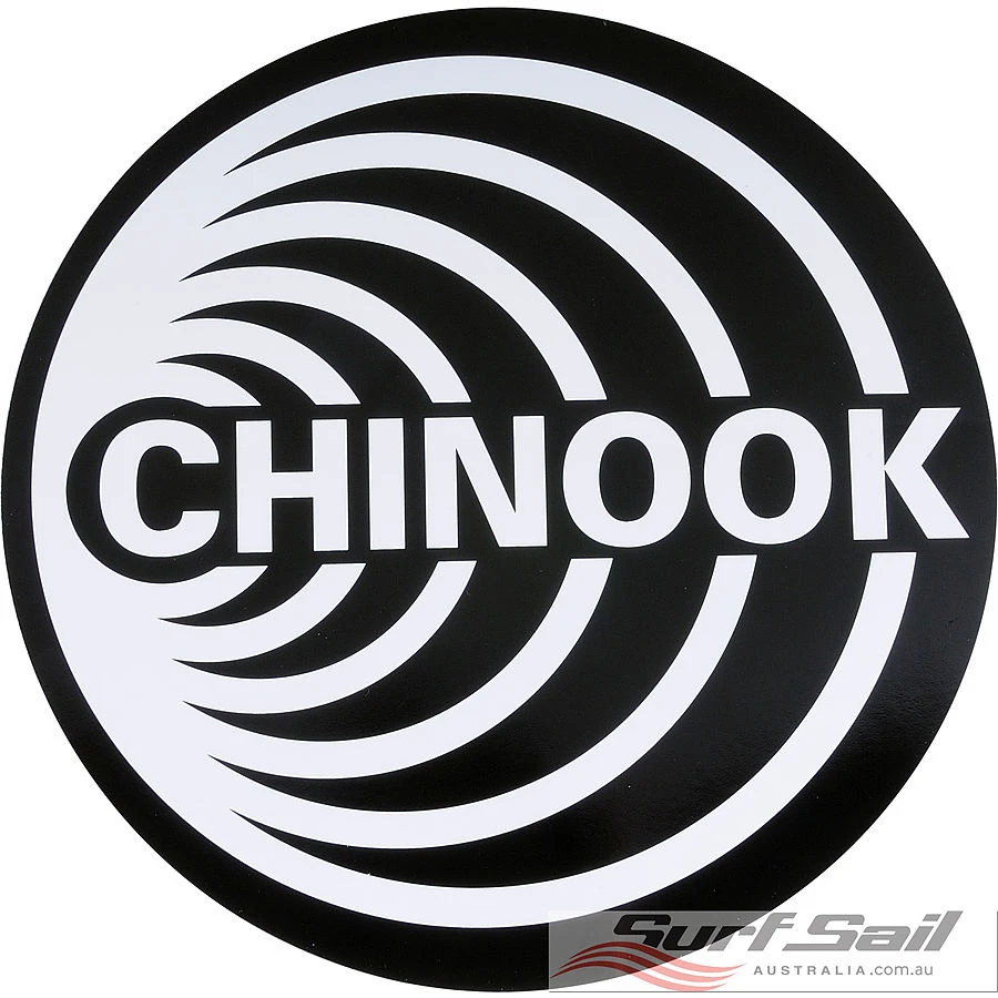 Chinook Logo Sticker Round 240mm 3 Chinook Logo Sticker Round 240mm