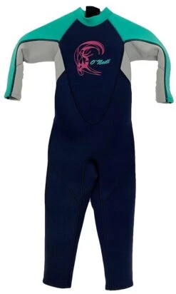 Oneill Toddler Reactor II Full 2mm Steamer Slate Cool Grey Sea Glass