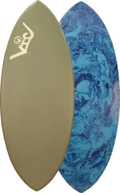Victoria Skimboards Poly Lift EGlass Grey Blue Marble XL Skimboard