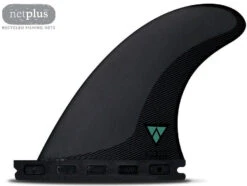 Futures QD2 Alpha Series Quad Rear Fin Set (4.0 Inch) Carbon Teal