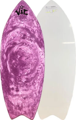 Victoria Skimboards Poly Weber EGlass Epoxy Purple Swirl L