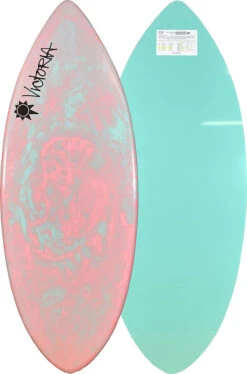 Victoria Skimboards Poly Classic EGlass Epoxy Pink Madang Swirl ML