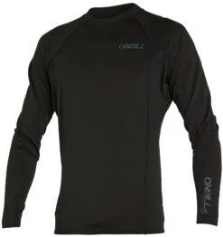Oneill Kid's Thermo Long Sleeve Crew Rash Vest Black