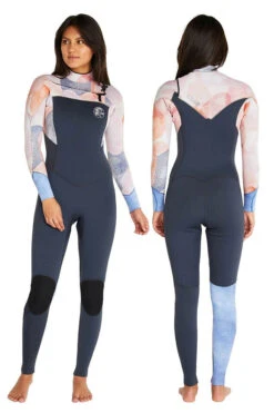 Oneill Bahia Chest Zip Full 3mm 2mm Gunmetal Desert Bloom