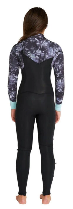 Oneill Girls Bahia 4mm 3mm Steamer Chest Zip Wetsuit Hanalei