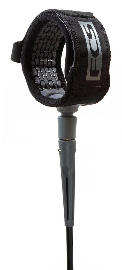 FCS Comp Essential Black Grey Leash 3 FCS Comp Essential Black Grey Leash