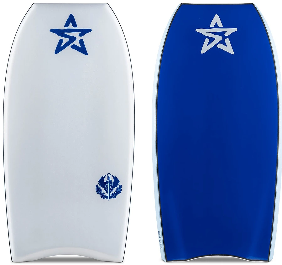 Stealth Elite PE Bodyboard White Dark Blue 3 Stealth Elite PE Bodyboard White Dark Blue