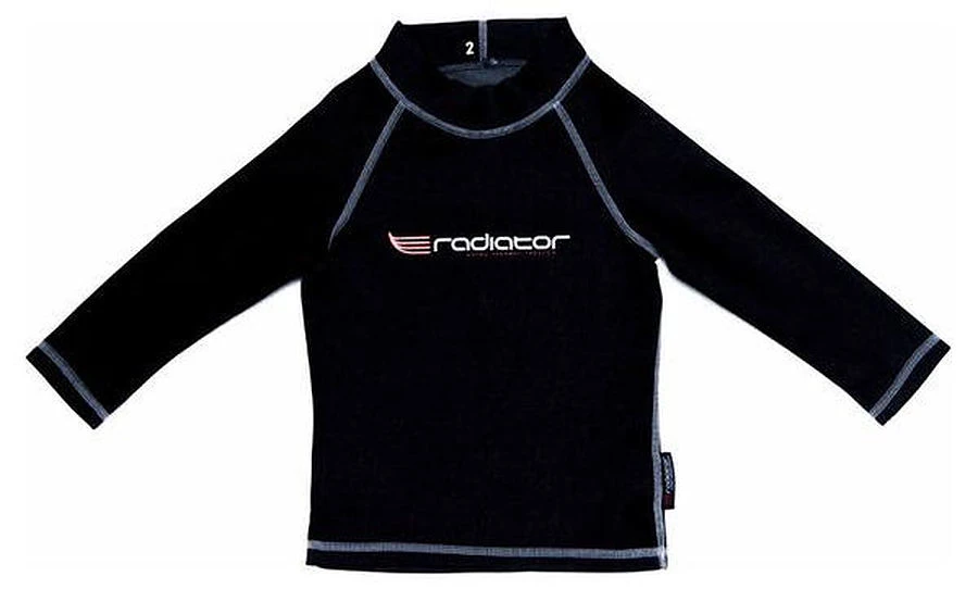 Radiator Kids Long Sleeve 0.5mm Vest Black 3 Radiator Kids Long Sleeve 0.5mm Vest Black