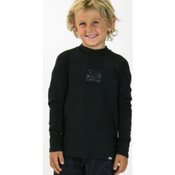 Ex Nemises Toddlers LS Thermal Rash Vest Black