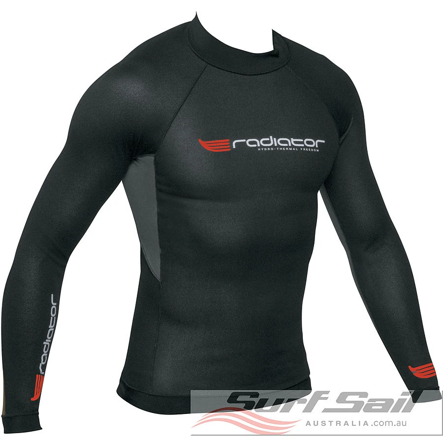 Radiator Mens Long Sleeve 0.5mm Vest Black 3 Radiator Mens Long Sleeve 0.5mm Vest Black