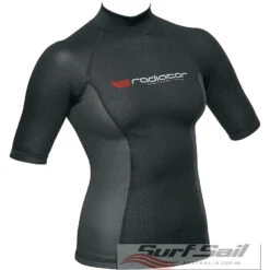 Radiator Ladies Short Sleeve 0.5mm Vest Black