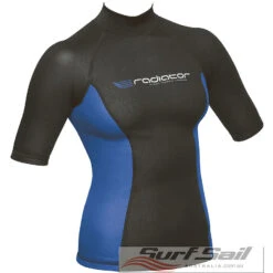 Radiator Ladies Short Sleeve 0.5mm Vest Royal